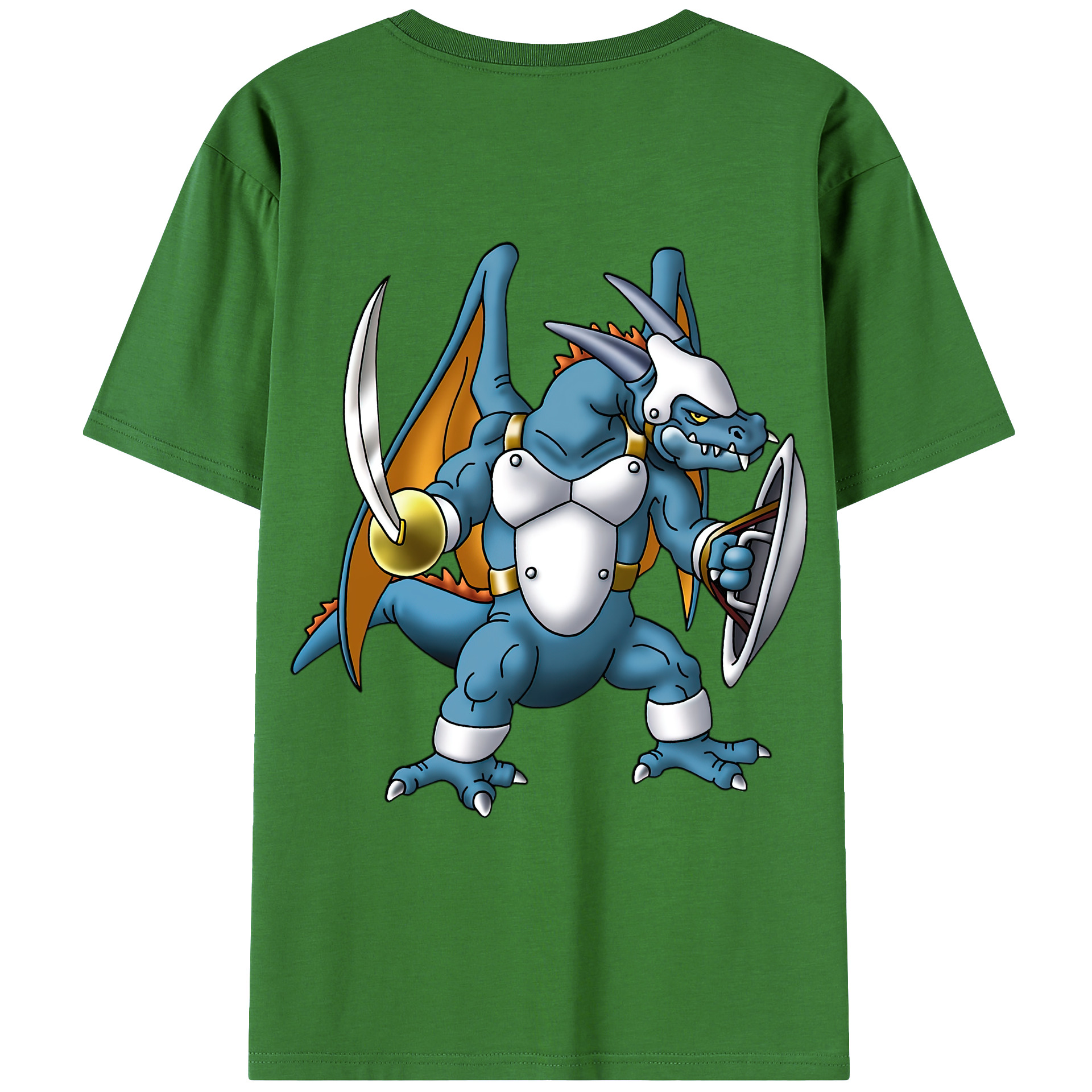 （画像用） ドラゴンクエスト Doragon Kuesuto Dragon Quest レディース半袖Tシャツ(バックプリント)